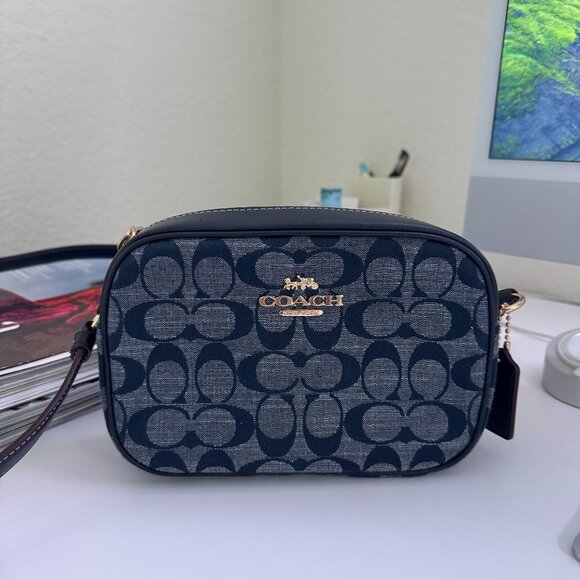 coach Mini Jamie Camera Bag In Signature Chambray ch840 - Picture 1 of 6